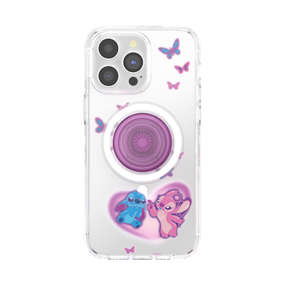 Angel & Stitch In Love — iPhone 15 Pro Max MagSafe Case