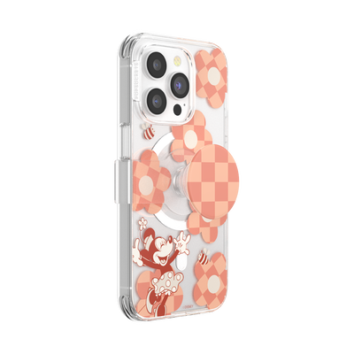 Secondary image for hover Minnie Checkered Flower — iPhone 14 Pro MagSafe Case