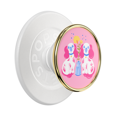 Enamel Staffordshire Furries — MagSafe PopGrip