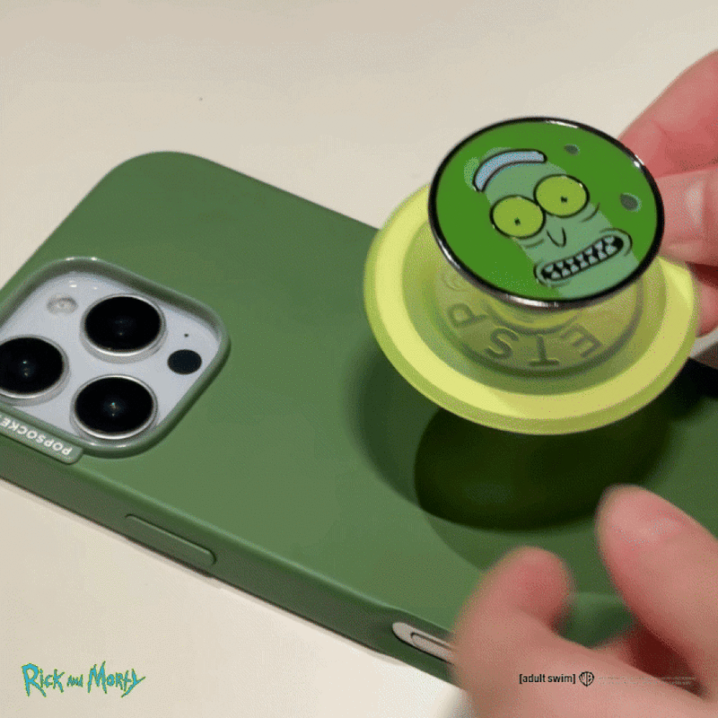 Enamel Pickle Rick — MagSafe PopGrip image number 2